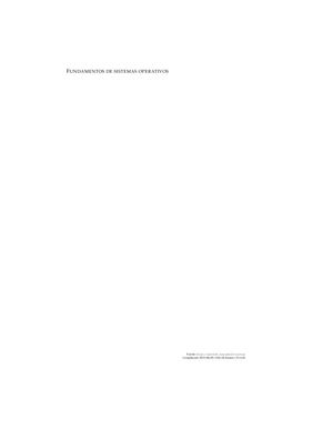 Fundamentos De Sistemas Operativos