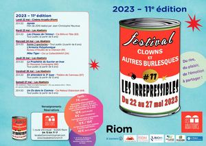 Festival "Les Irrépressibles" 2023