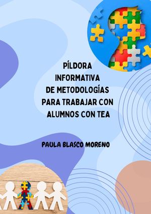 Píldora Formativa Metodologías TEA