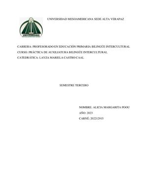 Diario Pedagógico, Registro; Anecdótico, Descriptivo Alicia Poou