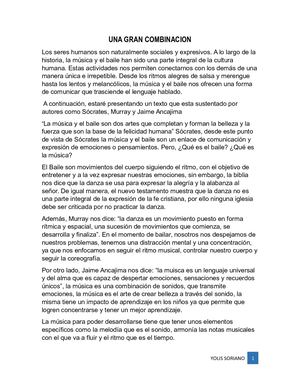 Una Gran Combinacion (Articulo)