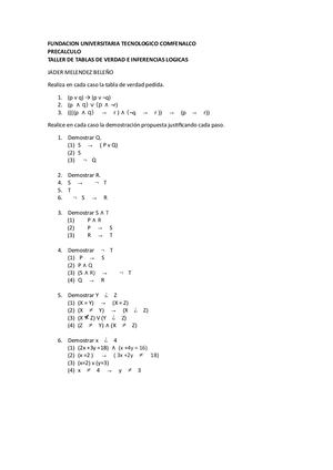 Taller De Inferencias Logicas