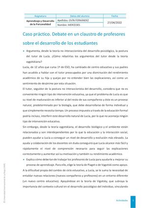 debate en el claustro de profesores