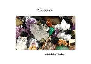 Minerales