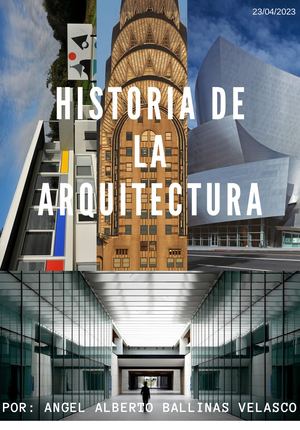 HISTORIA DE LA ARQUITECTURA