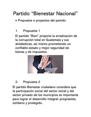 Informacion Del Partido Bienestar Nacional