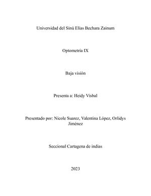 Caso Cinico Baja Vision Final