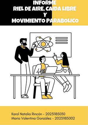 Laboratorio RIEL DE AIRE, CAIDA LIBRE  Y MOVIMIENTO PARABOLICO