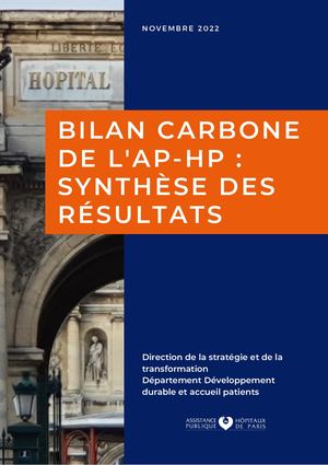 Synthèse Bilan Carbone Aphp
