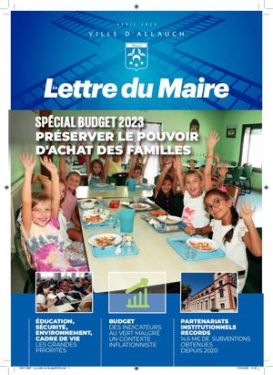 Lettre Du Maire Spécial Budget