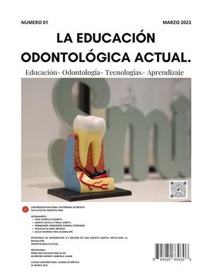 La educación odontológica actual.