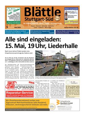 Blättle Stuttgart-Süd 5/2023