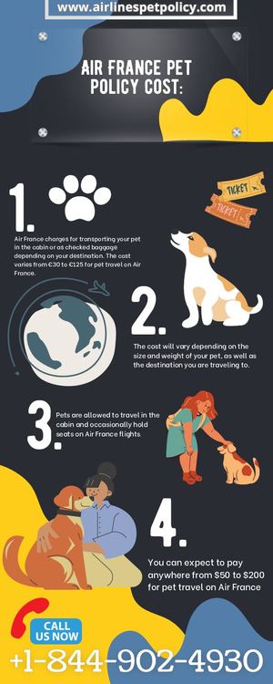 Air France Pet Policy Cost