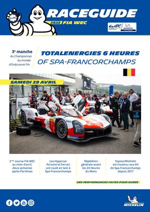 FR - FIA WEC - TotalEnergies 6 Heures de Spa-Francorchamps 2023 - Raceguide (FR)