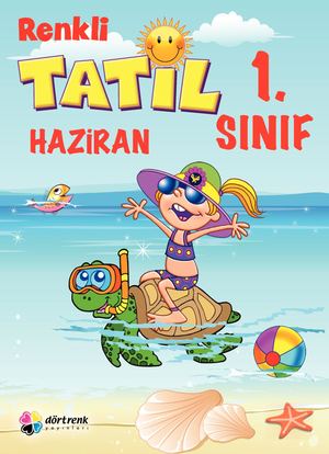 1. Sınıf Dörtrenk Renkli Tatil Haziran