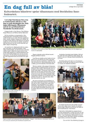 Artikel Blåsworkshop Med Konsert