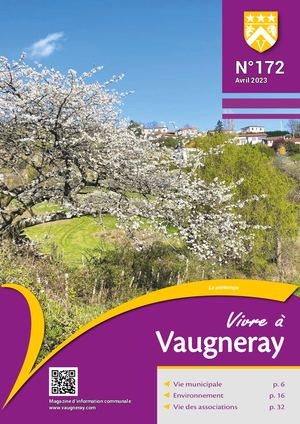 Magazine communal de Vaugneray N°172 - Avril 2023