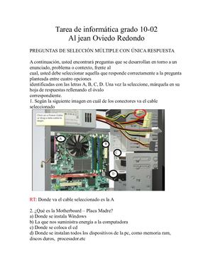 Tarea De Informática Grado 10