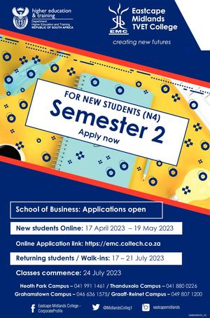 Eastcape Midland College School of Business: Applications Open