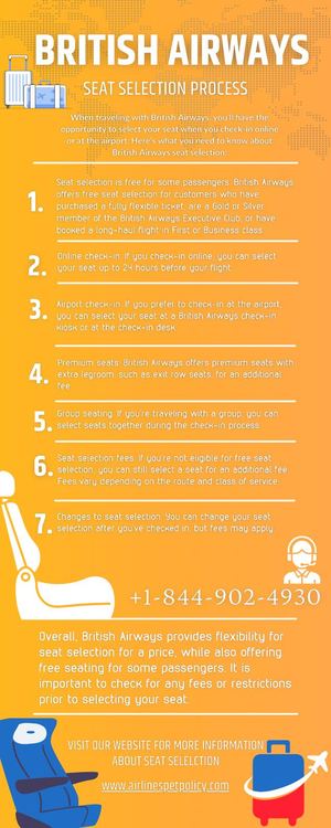 British Airways Seat Selection Process