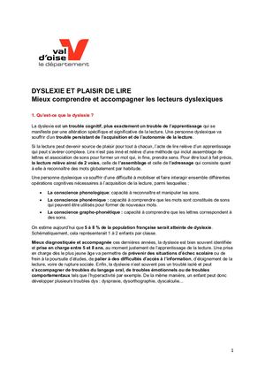 Dyslexie et plaisir de lire