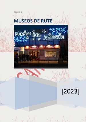 Tarea 3 Museos De Rute