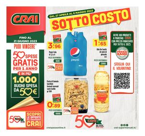 Volantino Crai Regina dal 27 aprile al 6 maggio