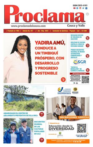 Edición Impresa No. 457 - Proclama Cauca y Valle - Abril  - Mayo 2023