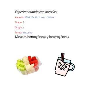 informe de experimento