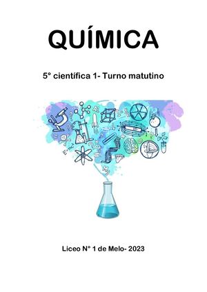 Boletín 1 De Química 2023 5to C