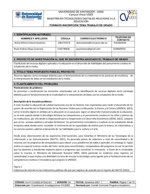 Ficha De Caracterizacion