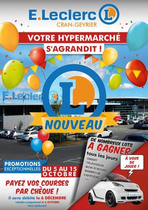 E. LECLERC Annecy - Septembre 2016 - Dépliant promotionnel