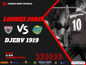 Programblad Loddefjord vs Djerv 1919