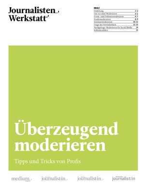 Journalistenwerkstatt – Überzeugend moderieren Vorschau