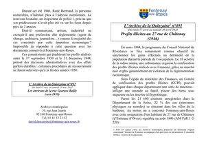 AMFAR A15 491 Profits illicites au 27 rue de Châtenay (1946)