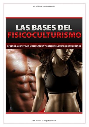 01 Las Bases Del Fisicoculturismo Autor Jordi Sardiña