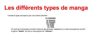 Les Différents Types De Manga