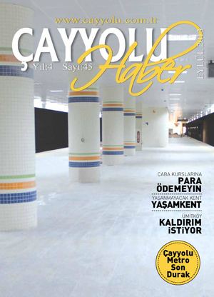 Çayyolu Haber Dergisi Eylül 2013