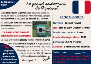 Tunnel Riqueval Enfants