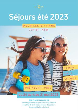 Séjours été 2023