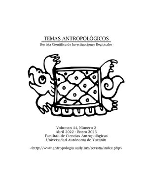 Temas Antropológicos Volumen 44 Número 2