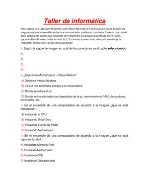 Taller De Informática