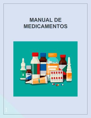 Manual De Medicamento
