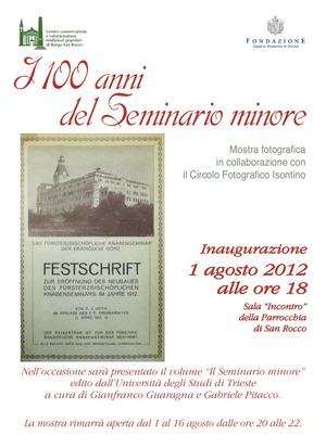 I Cento Anni Del Seminario Minore