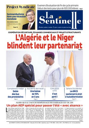 La Sentinelle Du 30 Avril 2023