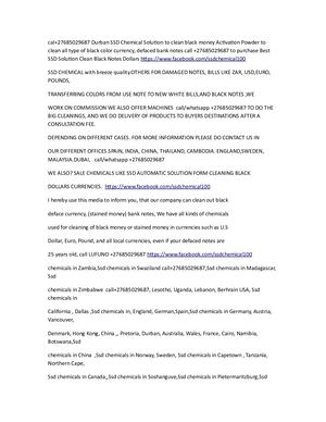 Ssd chemical solution for sale near Cape Town, South Africa call/whatsapp ✜27685029687