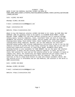 Academia CopWHERE TO BUY+19032428626 SSD CHEMICAL SOLUTION FOR SALE IN PAKISTAN, SRI LANKA, IRAN , THAILAND,   VIETNAM, INDIA.y