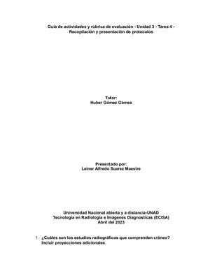 Tarea 4 Recopilación Y Presentación De Protocolos