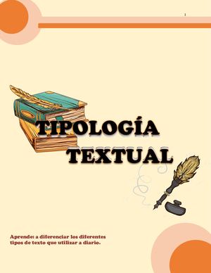 Tipología Textual
