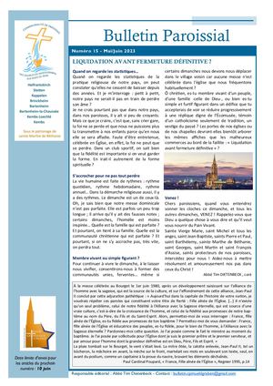 Bulletin Mai / Juin 2023